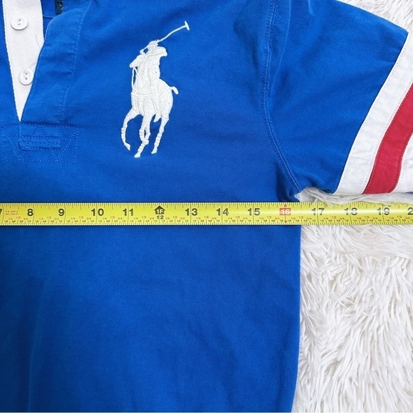 Polo Ralph Lauren Big Pony Long Sleeve Hooded Shirt Boys Size M (10-12) - Picture 6 of 8